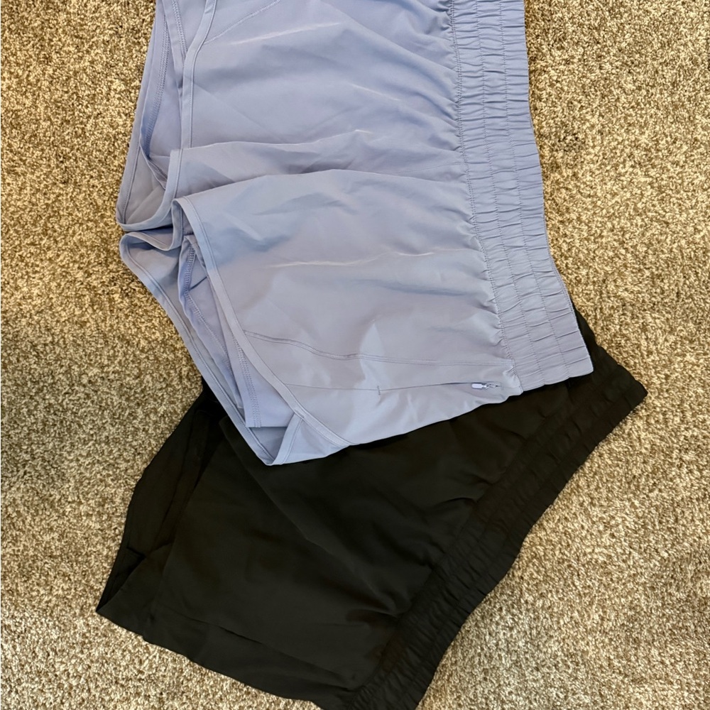 Avia Set of Black and Light Purple Athletic Shorts